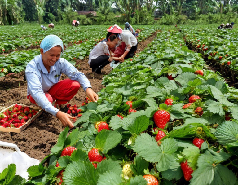 Berburu Strawberry Segar di Perkebunan Bogor